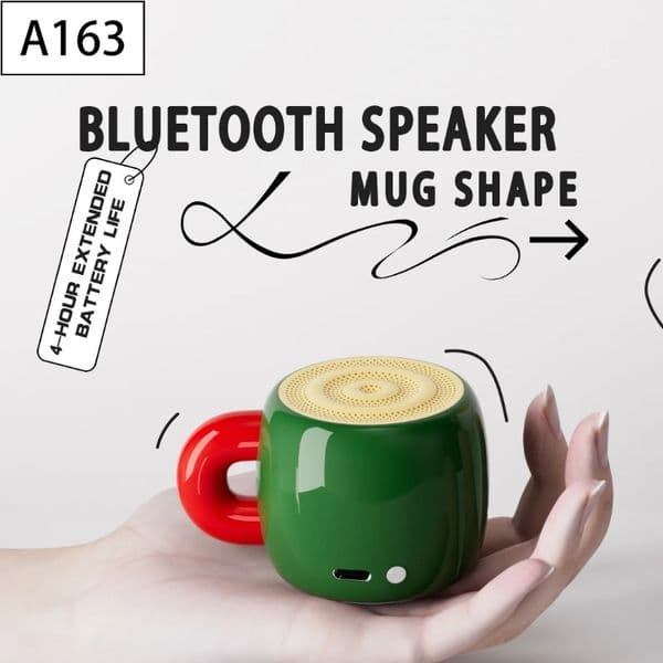 EWA A163 Mini Wireless Bluetooth 5.4 Speaker Bass Sound,Horn 5W Loud Speaker,Portable Metal Speaker MP3 Player 700mAh HiFi Sound