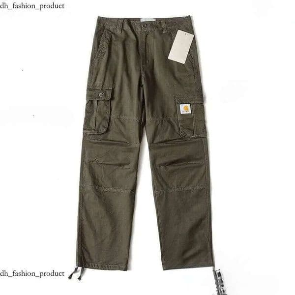 Caraharrt Men's Pants Fashion Brand Washed To Make Old Overalls Knee Carharttlie Cloth Logging Trousers Shorts Designer T Shirt T Shirt Shirts Men Designer Pants b68