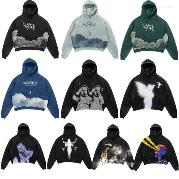 Men's Hoodies Hoodie For Men 3D Personality Painted Graffiti Sweater Pullover Autumn Winter Hooded Long Sleeve