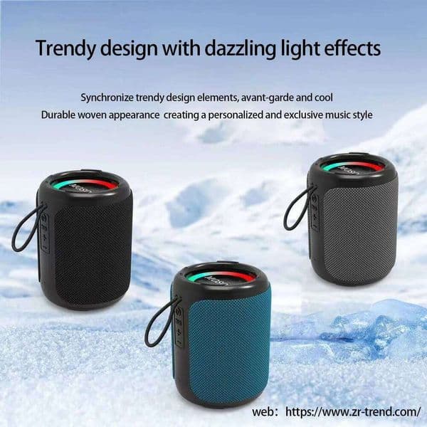 The New Bluetooth Speaker A Portable Compact Car Subwoofer It Is ABS Transparent And Shockproof With IPX Water Resistan