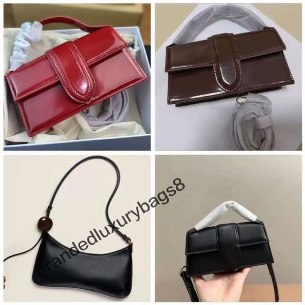 designer Jacquard bag Le Bambino chiquito bag Bisou Shoulder Bag Perle mini bag Vintage Women Handbag Messenger Bag Underarm Frosted Suede leather bag Luxury bags