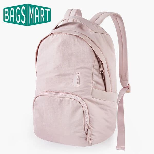 BAGSMART School Bag Womens Backpack 13 Inch Laptop Bag Travel Cute Kawaii Anti Theft Waterproof Nylon Backpacks Women Book Bag250813