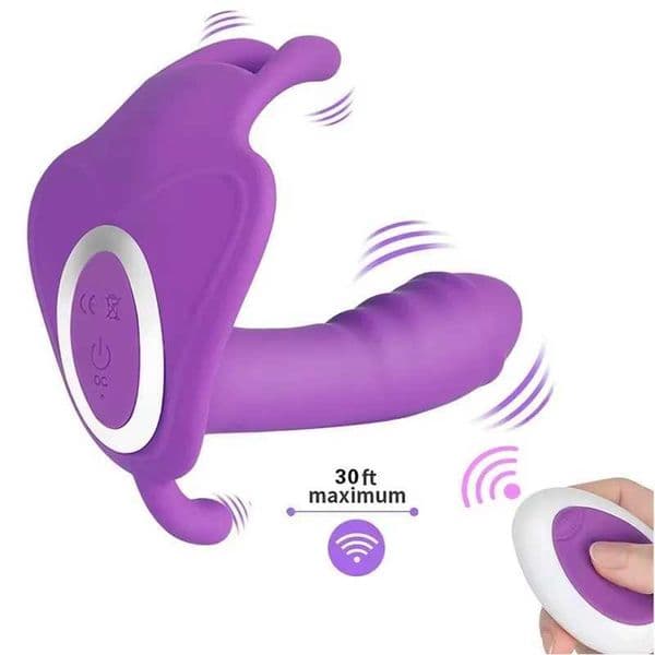 Invisible Wearing G-spot Vibration Clitoral Female Masturbator Wireless Remote Control Adult Sex Toy gbamboo_RFXF