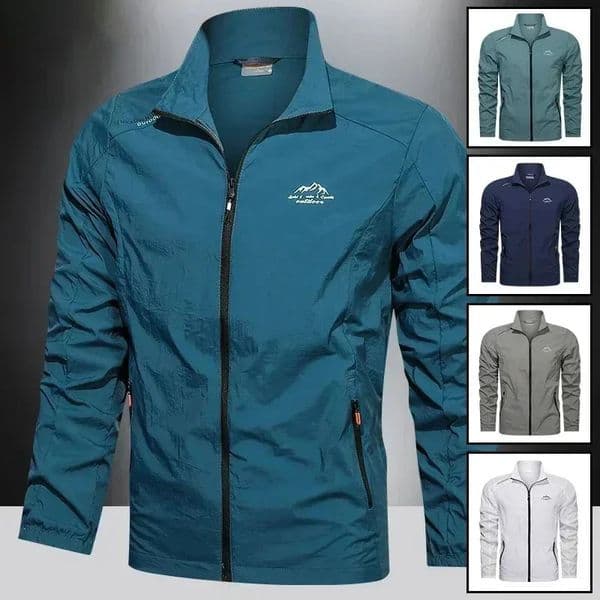 UPF100 Men Summer Windbreaker Zip Pockets Uv Sun Protection Jackets Breathable Ultralight Clothes Outdoor Skin Thin Coats Camp 250818