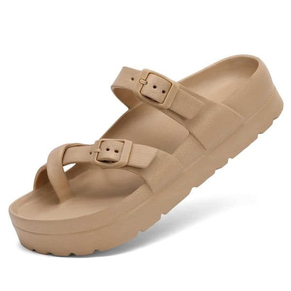 Stylish Slip-On Shoes for Her Featuring Thick Sole Design & Breathable Material
