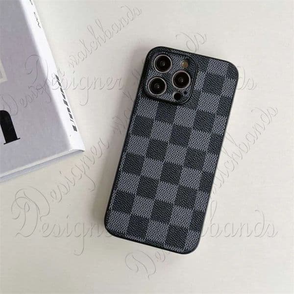 Fashion Square Leather Designer Phone Case for iPhone 17 Pro Max 17 Air 16Plus 16Pro 15 14Plus 13 12 11 ProMax XR 15Pro Luxury designers Geometric cover Cell Phone Cases