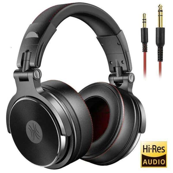 Oneodio Studio Pro 50 Wired Over-Ear Headphones - DJ Headset with Microphone, Hi-Fi Monitoring, Compatible with Phones & PCs