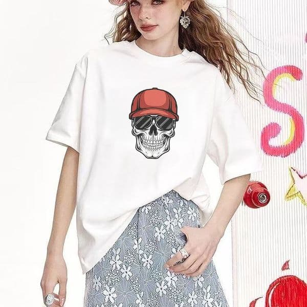Stylish & Durable Short Sleeve Top with Unique Prints Lightweight Yet Robust Pure Cotton Construction