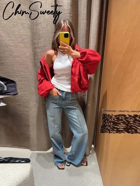 Casual Lightweight Jackets Women Solid Zipper Single Breasted Long Sleeve Loose Coats Female Autumn Outwear Lady 250917BJ