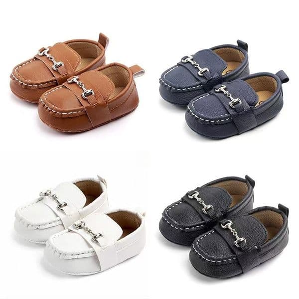Baby Shoes Autumn Spring Newborn Boys Girls First Walkers Kids Toddlers PU Sneakers 0-18 Months