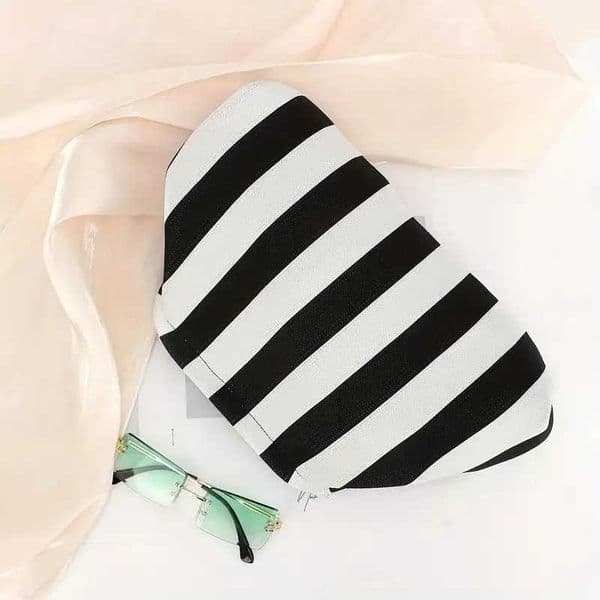 Beach Clutch Bag Striped Ruched Bag Woven Crochet Handbag Casual Knitting Dumpling Clutch For Gift For Women Casual Outings Z250821