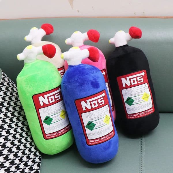 Car Neck Pillow Car Headrest for Driver Front Passenger Seat NOS Bottle Pillow Car Decor Headrest Cushion Plush Pillow 250821BJ