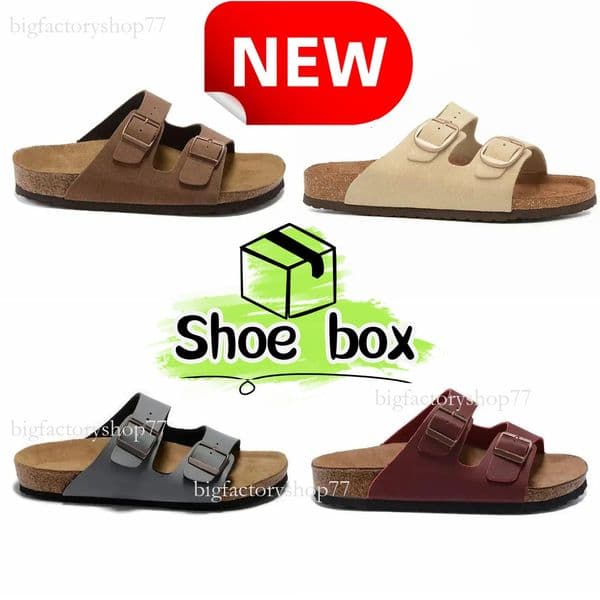 Designers BK Sandals Men Slide Slippers Soft Footbed Clog Uede Leather Buckle Black Bule Brown Berkenstocks Women Boston Clogs Strap Womens