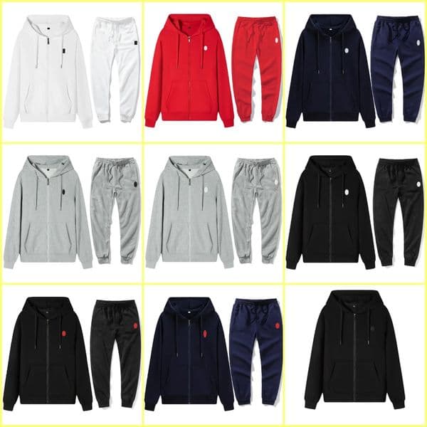 Mens Polo Tracksuit Embroidered Sweatshirt Hoodie Zipper Set Designer Womens cotton cardigan Casual Fashion Sportswear T251021