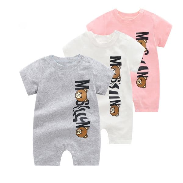 Designer 2026 New Clothes Baby Baby Boy Girl baby Jumpsuits Cotton Soft And Comfortable Short-Sleeved One-Piece Romper Newborn Gift 3M-24M Free Shipping Free