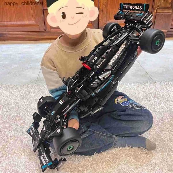 Technical 1 8 Building Blocks City Super Speed Race Car Assembly Model Vehicle DIY Assembly Toy Kid for Boy Gifts 1642Pcs T250821