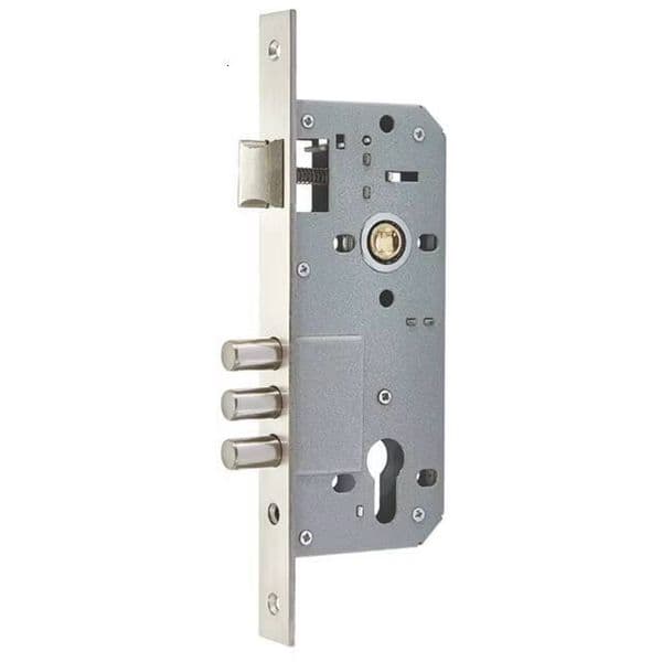Cheap, 8545 Mortise Door Lock, with 3 Anti-Sawing Round Bolts