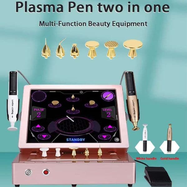 Professional 2 In 1Plasma Pen Face Lifting Anti-Aging Device Ozone Skin Care Plasma Machine Stretch Marks Removal Acne Therapy Machine