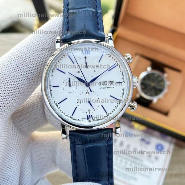 Super Hot Watch Luxury Designer Watch Classic Portuguese Luxury Watch Men's Watch Mechanical Watch Wristw Designer Watch Leather 316L Steel Watch