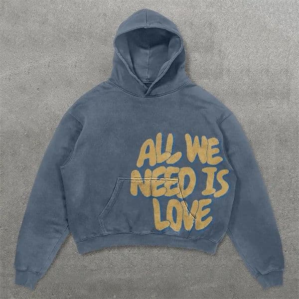 Hip Hop Retro Letter Hoodie Y2K Clothes Men Harajuku Lettering Graphic Print Oversized Sweatshirt Pullover Tops y250821BANJIA