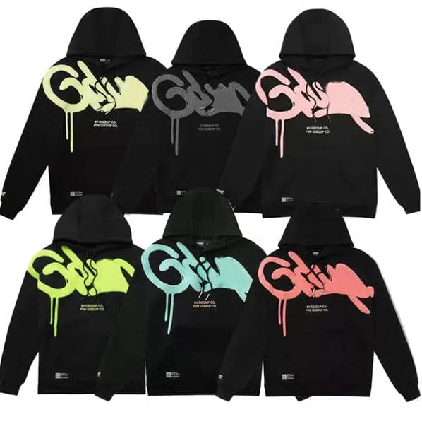 Mens Hoodies Designer For Men Women Geedup Hoodie Embroidered Cotton Hooded Sweatshirts High Quality Casual Loose Fit Hip Hop Streetwear L260509