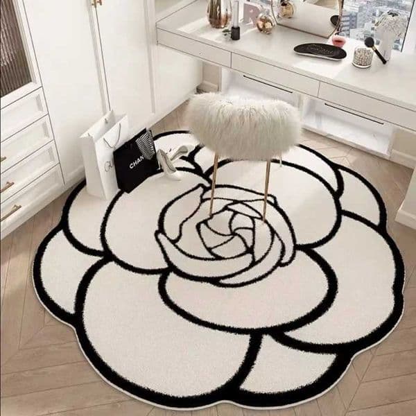 2026 VIKAMA Light Luxury Premium Lia Irregar Circar Living Room Carpet Bedroom Blanket Study Swivel Chair Designer Floor Mat G250822 Free Shipping