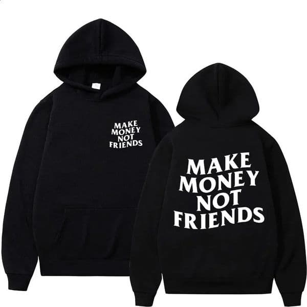 Funny Need Money Letter Print Hoodie Fashion n Mens Sweatshirt Fleece Oversized Couples Casual Streetwear Hoodies 250821BANJIA