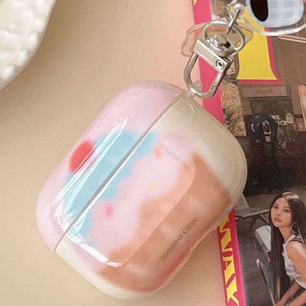 Cartoon birthday cake imd 3D earphone case wireless bluetooth charging box for wireless headset 3 pro 2nd 2 1 headphone cover X250822
