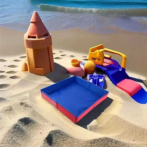 Sand Table Toys Childrens Outdoor Sandbox Toys for Kids Boys and Girls Sand Box Toys for Garden Sand Beach Backyards and Parks W250823