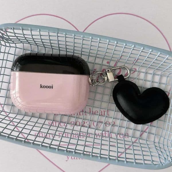 INS pink jane earphone case love pendant heart cover for wireless headset 3 4 pro 2nd 1 2 wireless bluetooth charging box X250822