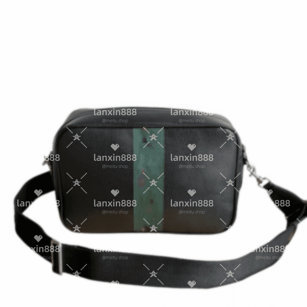 The designer selects leather for the bags as a gentle resistance to 'fast fashion'. Natural materials are biodegradable and the classic design avoids waste. Camera bag