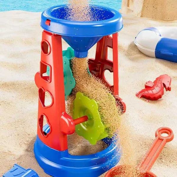 Kids Durable Sand Play Kit for Toddlers 29pcs Kids Beach Toys Set with Large Shovel Hourglass Big Bucket Sandbox Accessories Gift W250823