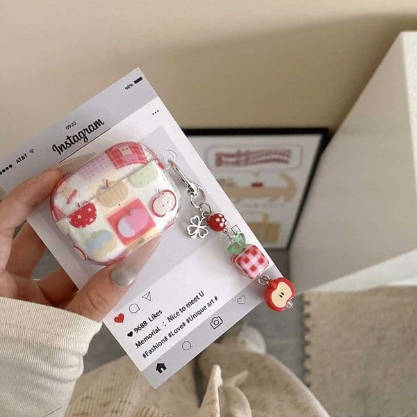 Cartoon fruit shell for wireless headset 4 1 2 3 pro 2nd earphone case wireless bluetooth charging box cute imd cover X2508221