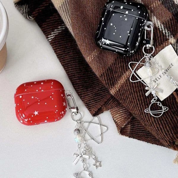 Ins stars imd shell for wireless headset 4 3 pro 2nd 2 1 wireless bluetooth charging box cute blingbling earphone case X250822