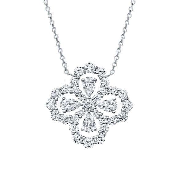 moissanite chain Classic Tennis Necklace For Women Crystal Dia Iced Out Chain Necklaces Stainless Steel Plated Gold Jewelry Woman Luxe Gift