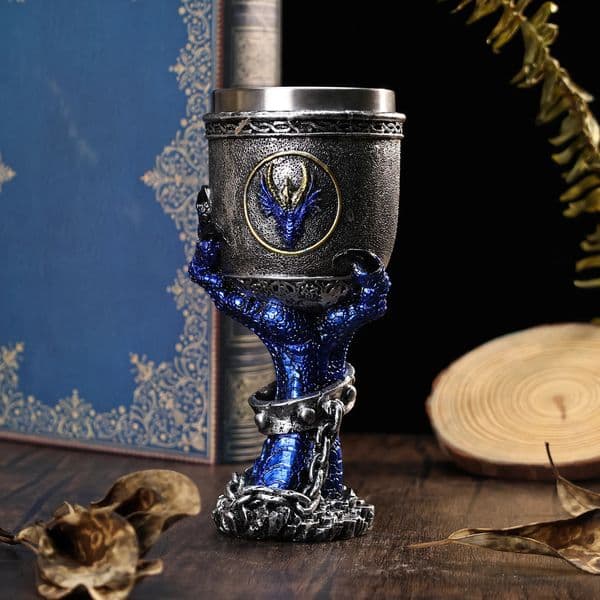 Dragon Claw Goblet Drinking Cup Gothic Goblet with Stainless Steel Insert Resin Black Dragon Claw Beer Stein Goblet Home Decor 250818