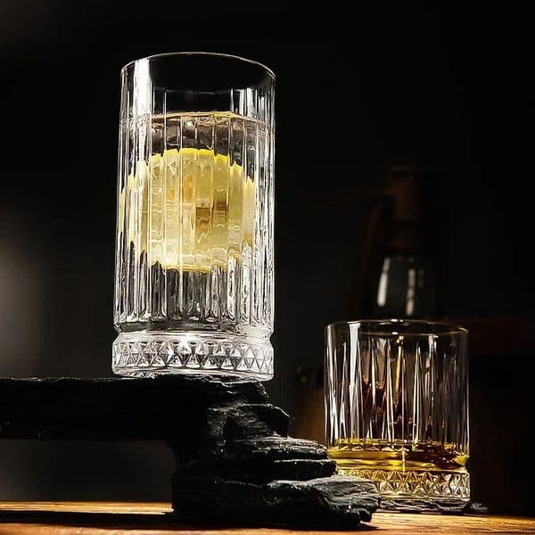 370ml/460ml Drinking Bottle Transparent Glass Whiskey Cup Creative Foreign Wine Glass Beer Cup Drinkware y Glass Bar Cups 250818