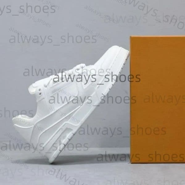 Fashion Top Quality Calfskin Overlays Skate Designer Shoes Luxury Low Womens Mens Leather Trainers Platform OG Original White Black Green Orange Sneakers L22