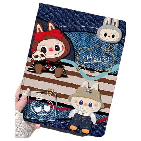 Fashion Cartoon Denim Fabric High-grade Designer Tablet Case for ipad pro 11 Air10.5 mini123/45 ipad10.2/105 air11