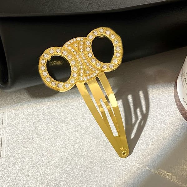 2Pcs/Pair Clips Diamond Heart Women Clip Hairpins Barrettes Hair Accessories S260326 S260326