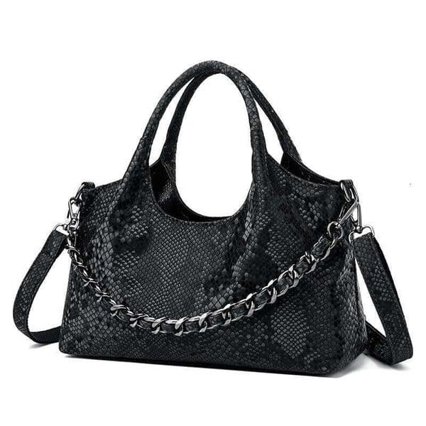 High Quality PU Leather Handbags Casual Serpentine Shoulder Messenger Bags For Women Fashion Female Crossbody Bag