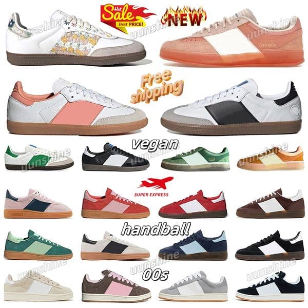 Free shipping vegan handball 00s With Box designer platform stylish classic casual shoes outdoor sneakers for mens womens vintage athletic footwear trainers