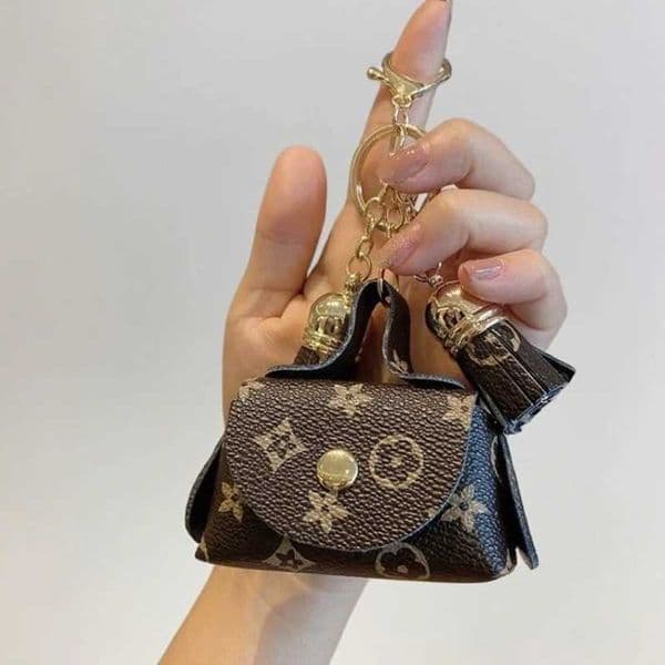New High Beauty Cute Mini Leather Small Bag Zero Wallet Earphone Bag Storage Bag Pendant Key Card Bag Hanging Decoration Z250823