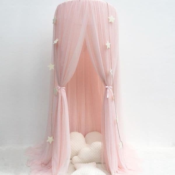 Mosquito Net Hanging Tent Star Decoration Baby Bed Crib Canopy Tulle Curtains for Bedroom Play House Tent for Children Kids Room250823wwBJ