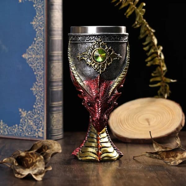Dragon Head Goblet Halloween Gift Barware and Drinkware Bottle Bar Set Coffee mug Viking Drinking Mug Insulated Water 250825BJ