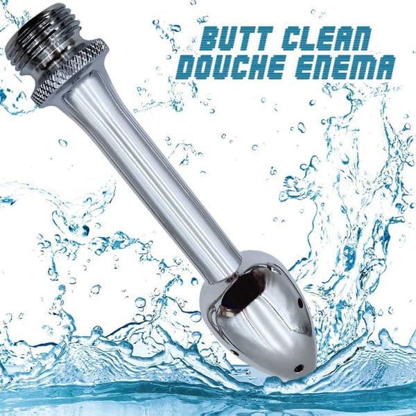 Anal Toys Metal Steel Douche Enema Syringe Shower Head Beads Cleaning Kit Butt Plug Attachment Nozzle Tip Couple Adult Sex 250825