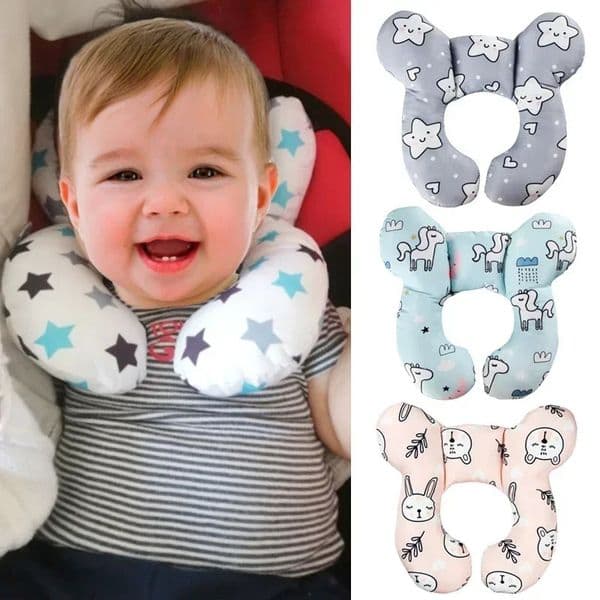 2026 New Travel Head And Upgraded Support Pillow Baby Neck Pillows For Car Seatpushchairtravel 250825 Designer