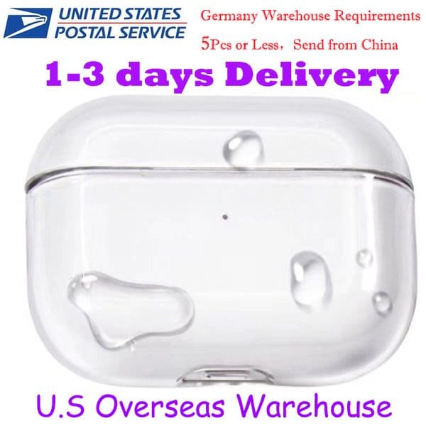 USA Stock For Apple AirPods 4 AirPods pro 2 3rd Headphone Accessories Silicone Protective Headphone Cover Silicone case Headphone TPU Case