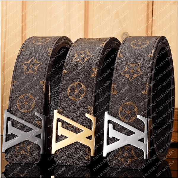 designer mens belt for women belts 38mm leather belts men women waistband for mans womans casual belt luxury belt with metal letter buckle optional with box AAAAAA