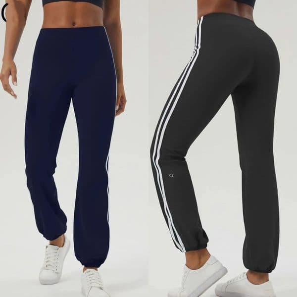 A541 Sports Casual Pants High Waist Pants Women's Belly Lift Hip Yoga Pants Outdoor Training Nine-Point Pants
